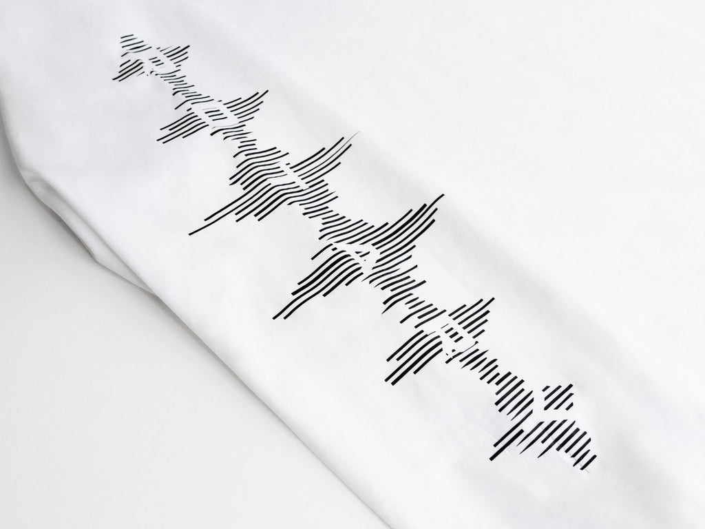 ECHOES 001 REVENANT LONG SLEEVE TEE — WHITE