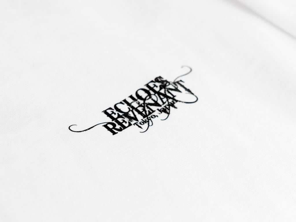 ECHOES 001 REVENANT LONG SLEEVE TEE — WHITE