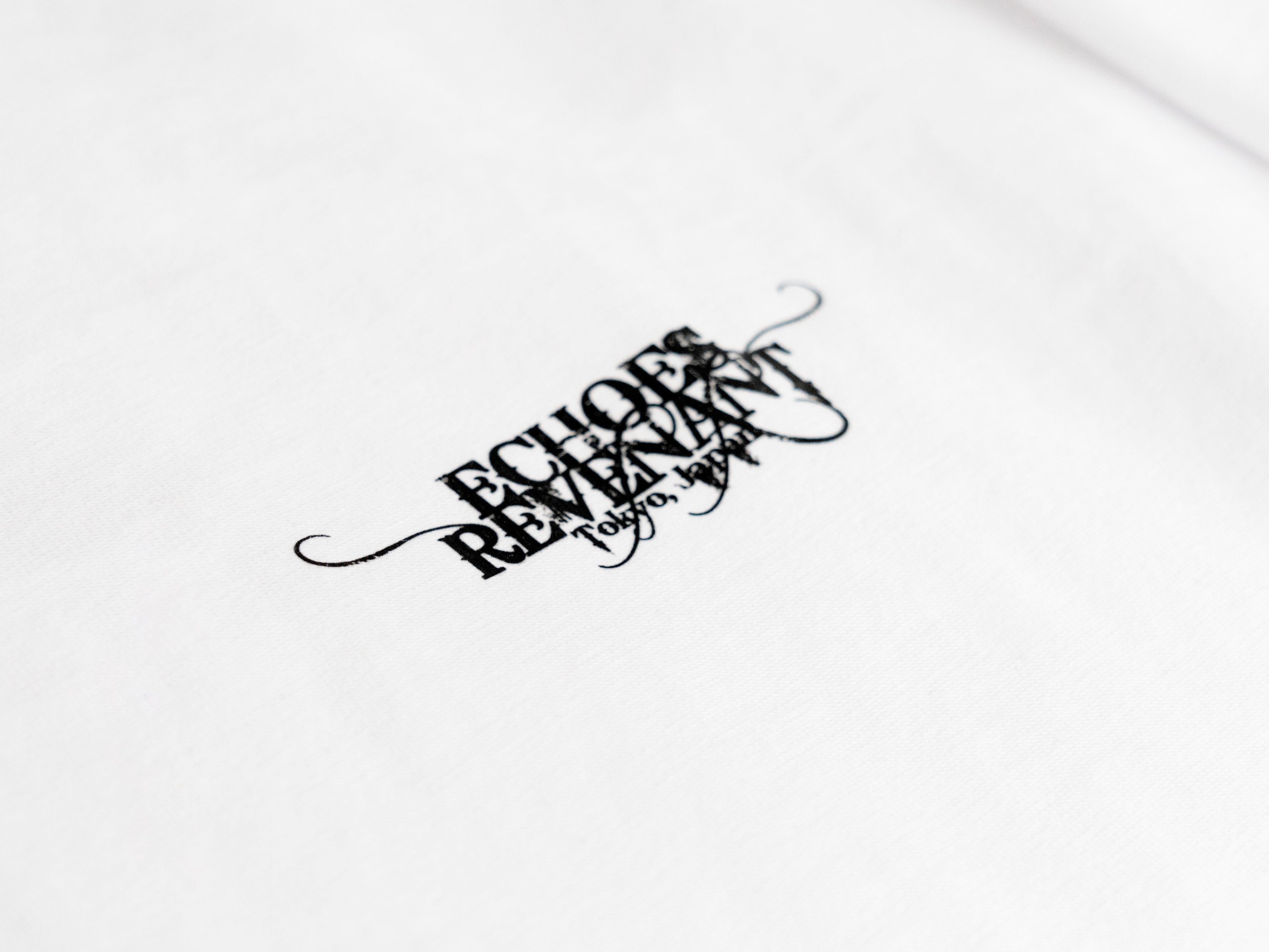 ECHOES 001 REVENANT LONG SLEEVE TEE — WHITE