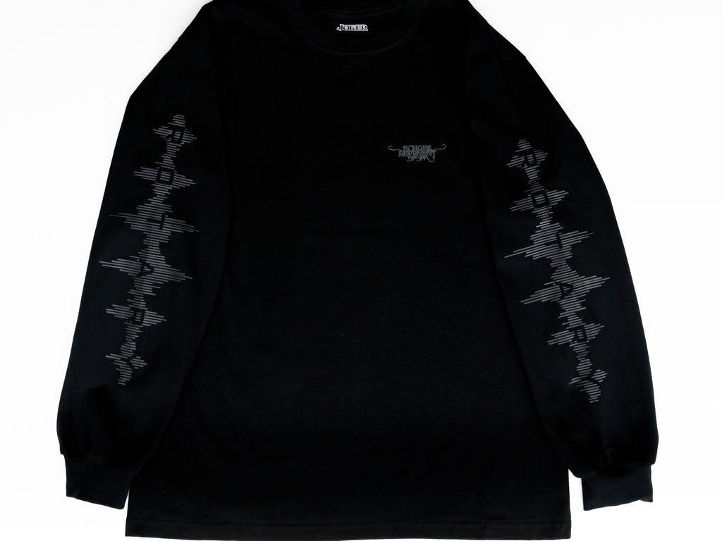 ECHOES 001 REVENANT LONG SLEEVE TEE — BLACK
