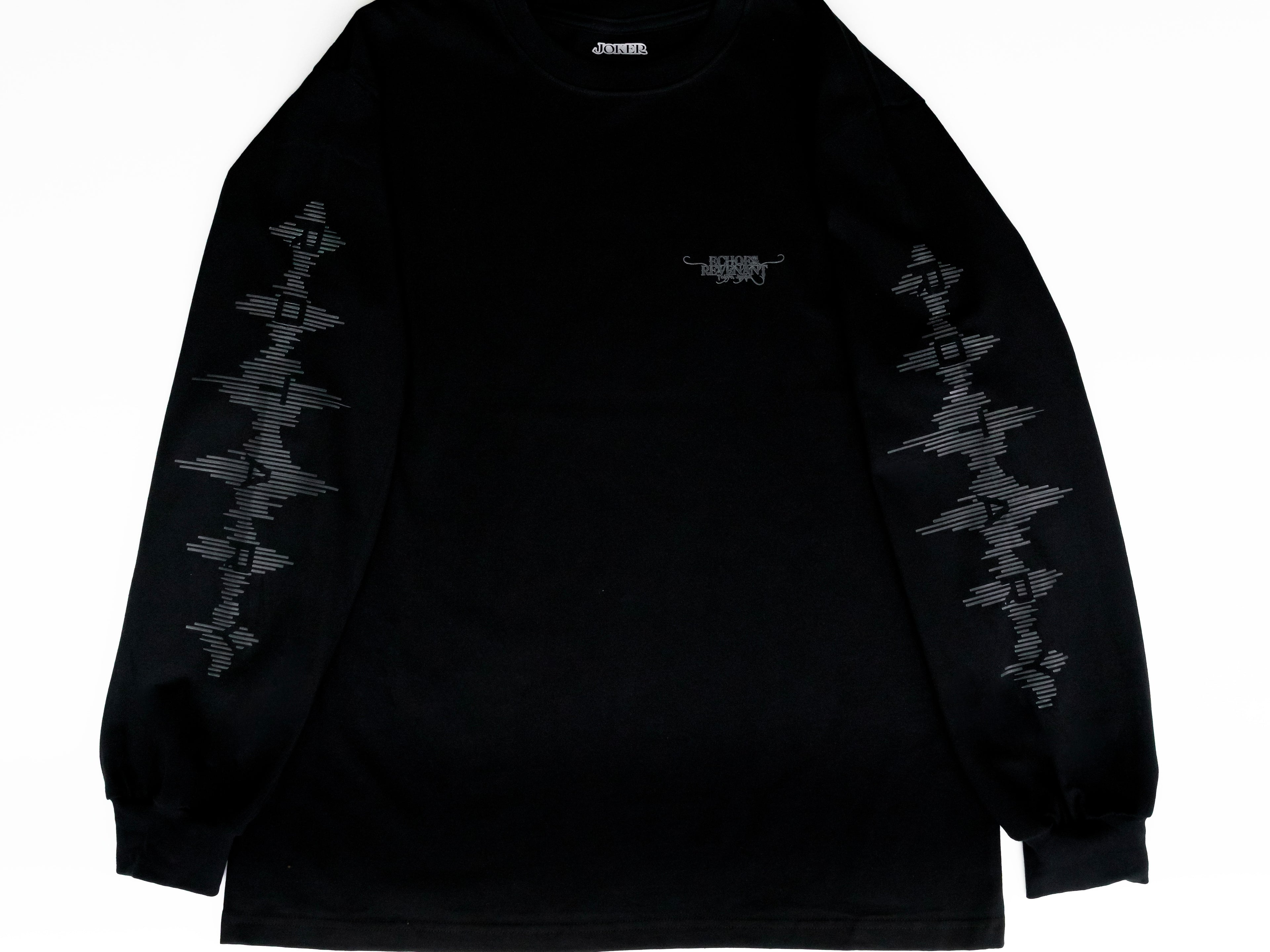 ECHOES 001 REVENANT LONG SLEEVE TEE — BLACK