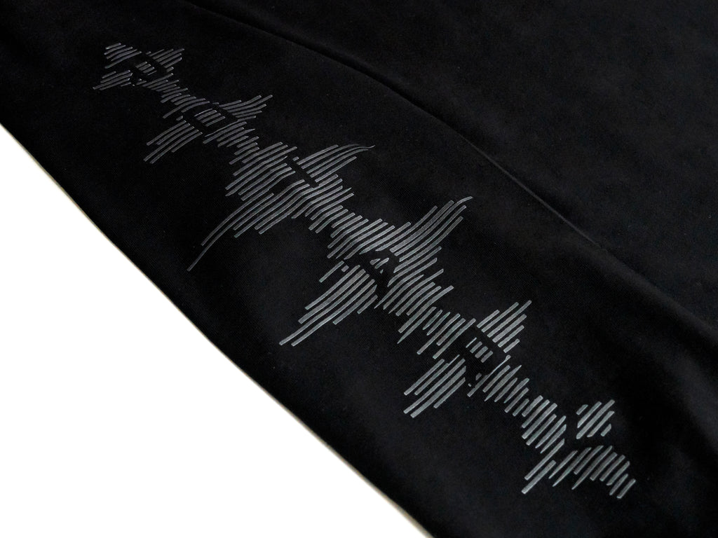 ECHOES 001 REVENANT LONG SLEEVE TEE — BLACK