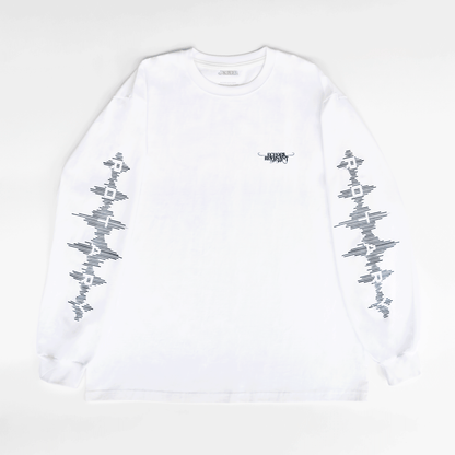 ECHOES 001 REVENANT LONG SLEEVE TEE - WHITE