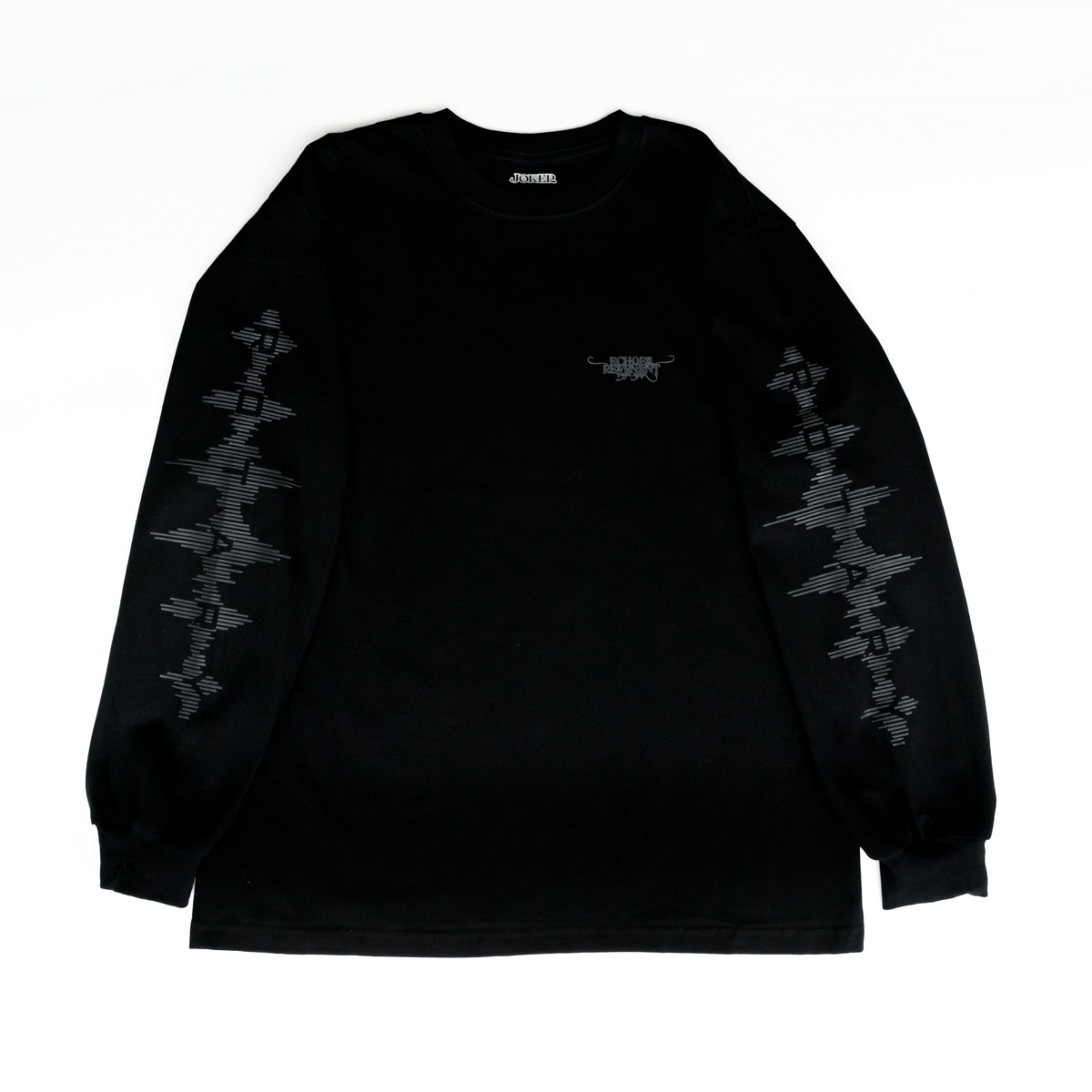 ECHOES 001 REVENANT LONG SLEEVE TEE - BLACK