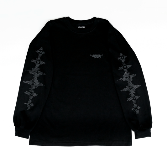 ECHOES 001 REVENANT LONG SLEEVE TEE — BLACK