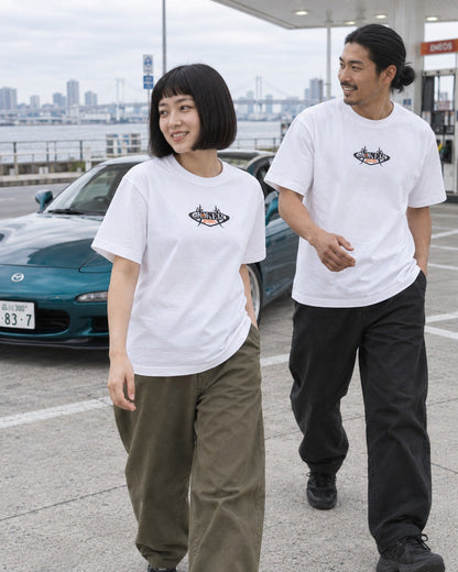 ECHOES 001 REVENANT TEE - WHITE (on models)