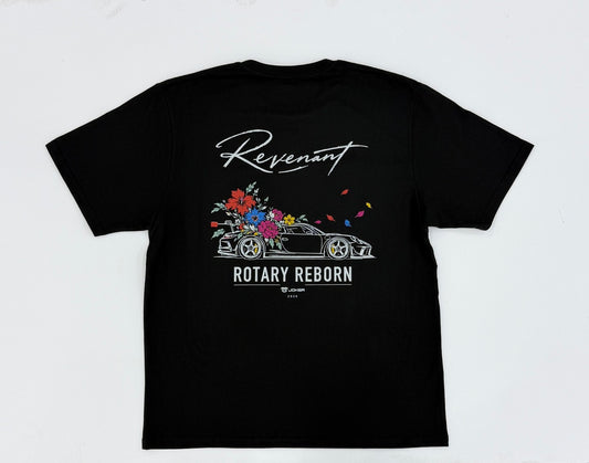 ECHOES 002 REVENANT ROTARY REBORN TEE - BLACK (back print)